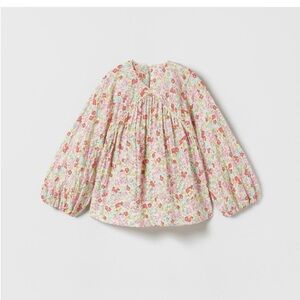 Zara Kids Floral Top, Size 4-5, NWOT